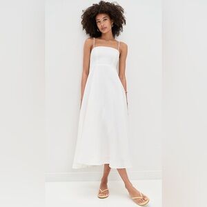 NWT reformation linen monette dress - size 4